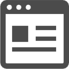 webブラウザのアイコン