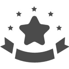 星とリボンのマーク