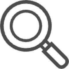 虫眼鏡のアイコン